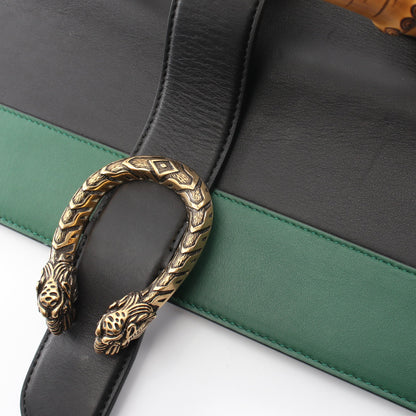 バンブー ディオニュソス 2WAY ハンドバッグ レザー ブラック レッド グリーン グッチ バッグ GUCCI