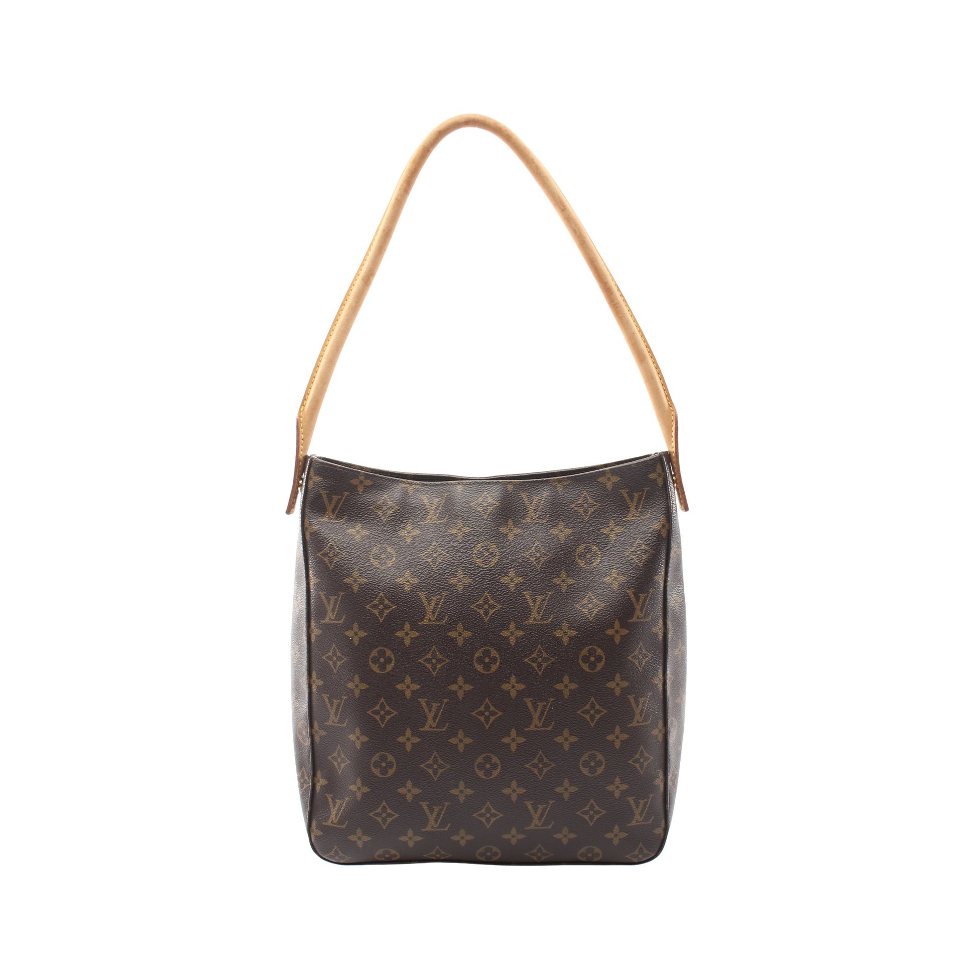 ルーピングGM モノグラム ショルダーバッグ PVC レザー ブラウン ルイヴィトン バッグ LOUIS VUITTON