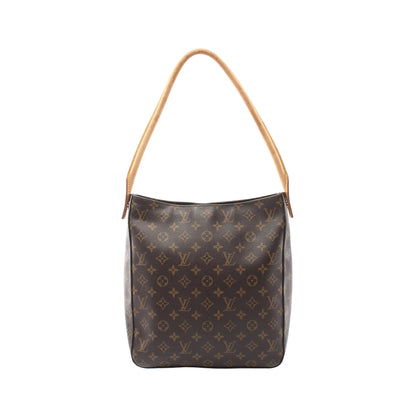 ルーピングGM モノグラム ショルダーバッグ PVC レザー ブラウン ルイヴィトン バッグ LOUIS VUITTON