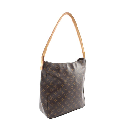 ルーピングGM モノグラム ショルダーバッグ PVC レザー ブラウン ルイヴィトン バッグ LOUIS VUITTON