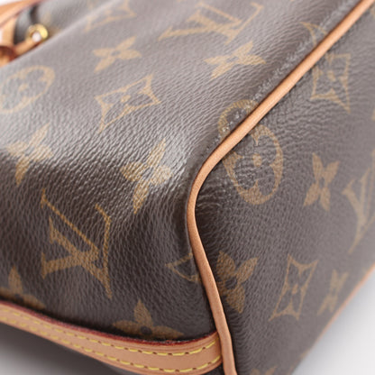 ナノ ノエ モノグラム ショルダーバッグ PVC レザー ブラウン ルイヴィトン バッグ LOUIS VUITTON