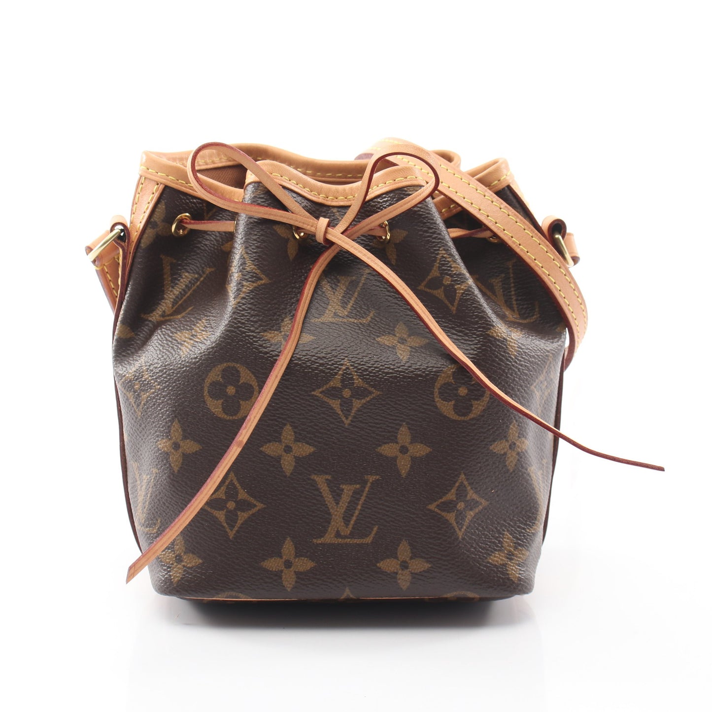 ナノ ノエ モノグラム ショルダーバッグ PVC レザー ブラウン ルイヴィトン バッグ LOUIS VUITTON