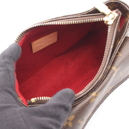 ヴィバシテPM モノグラム ショルダーバッグ PVC レザー ブラウン ルイヴィトン バッグ LOUIS VUITTON