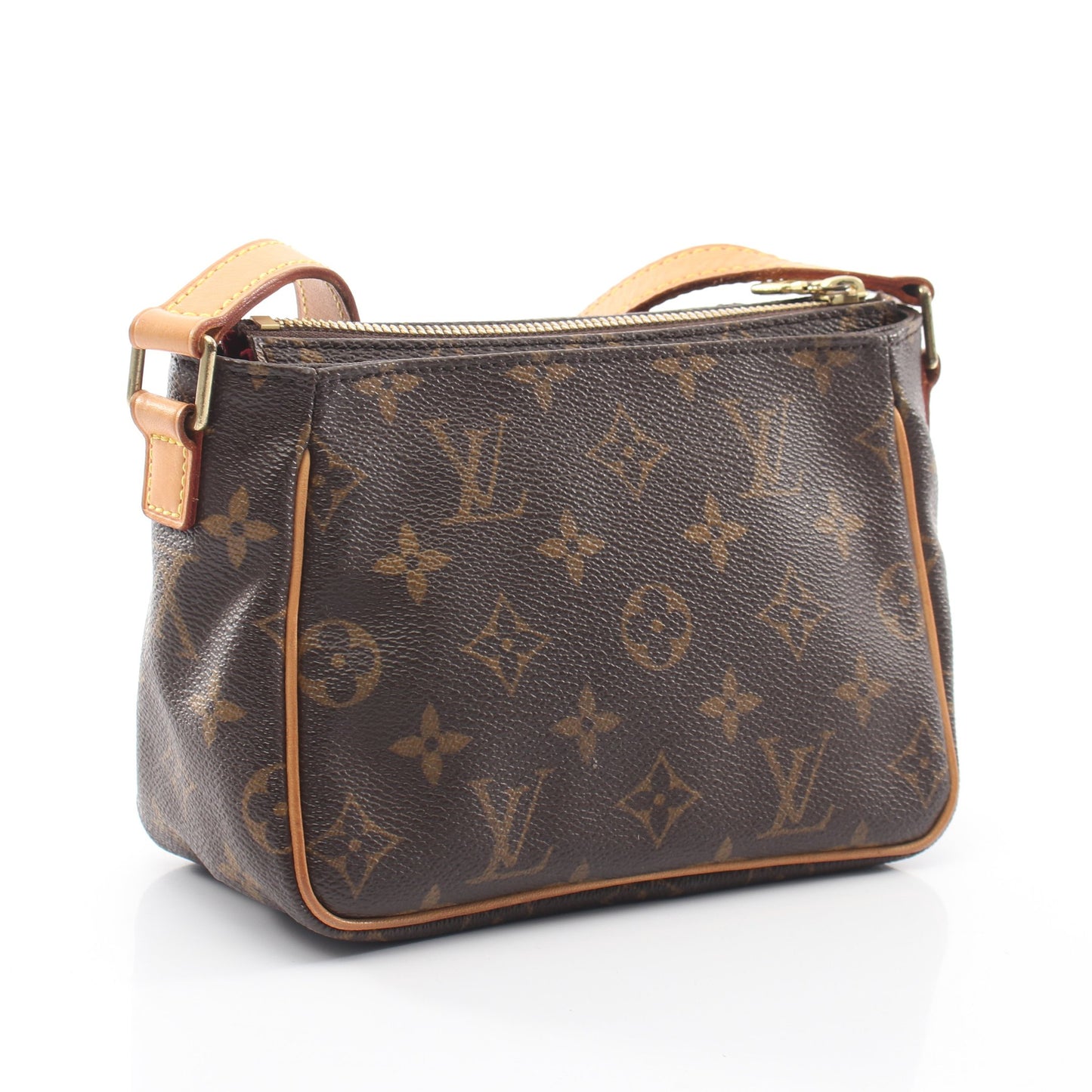 ヴィバシテPM モノグラム ショルダーバッグ PVC レザー ブラウン ルイヴィトン バッグ LOUIS VUITTON