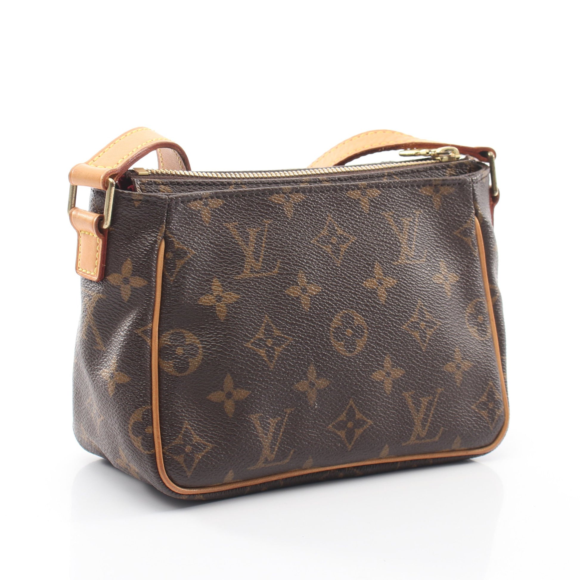 ヴィバシテPM モノグラム ショルダーバッグ PVC レザー ブラウン ルイヴィトン バッグ LOUIS VUITTON