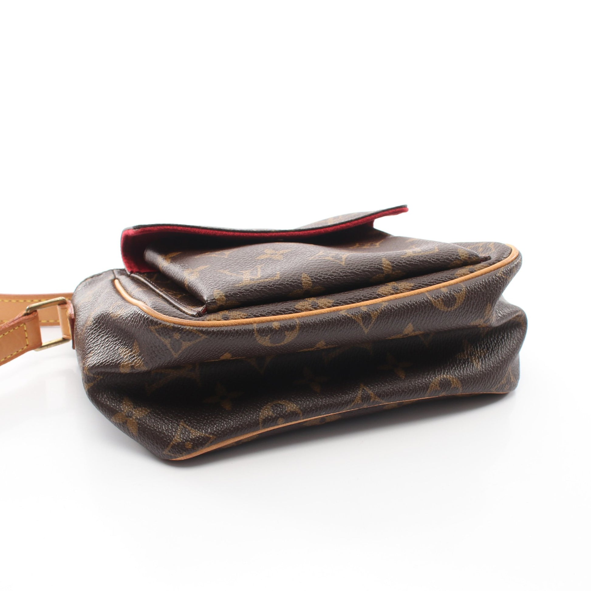 ヴィバシテPM モノグラム ショルダーバッグ PVC レザー ブラウン ルイヴィトン バッグ LOUIS VUITTON