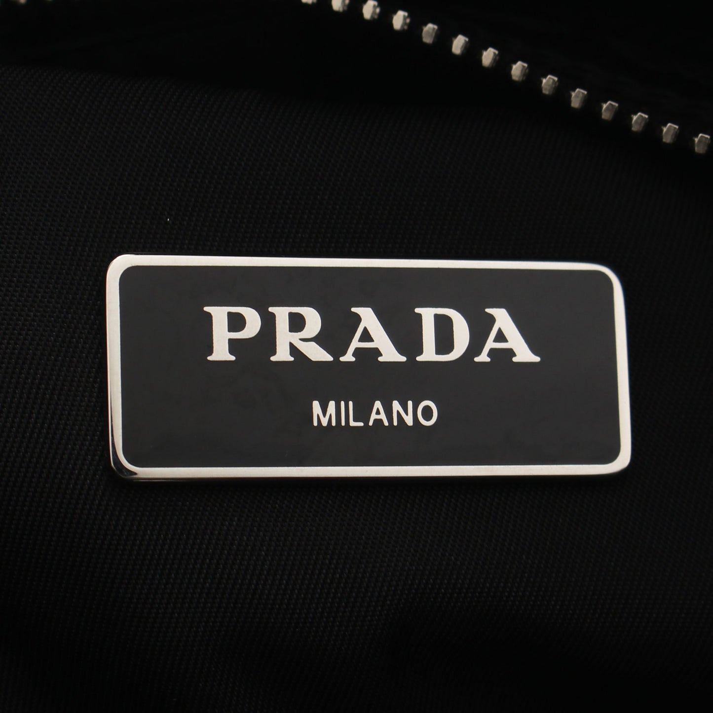 TESSUTO BOMBER ボンバー 2WAY ハンドバッグ トートバッグ ナイロン レザー ブラック プラダ バッグ PRADA