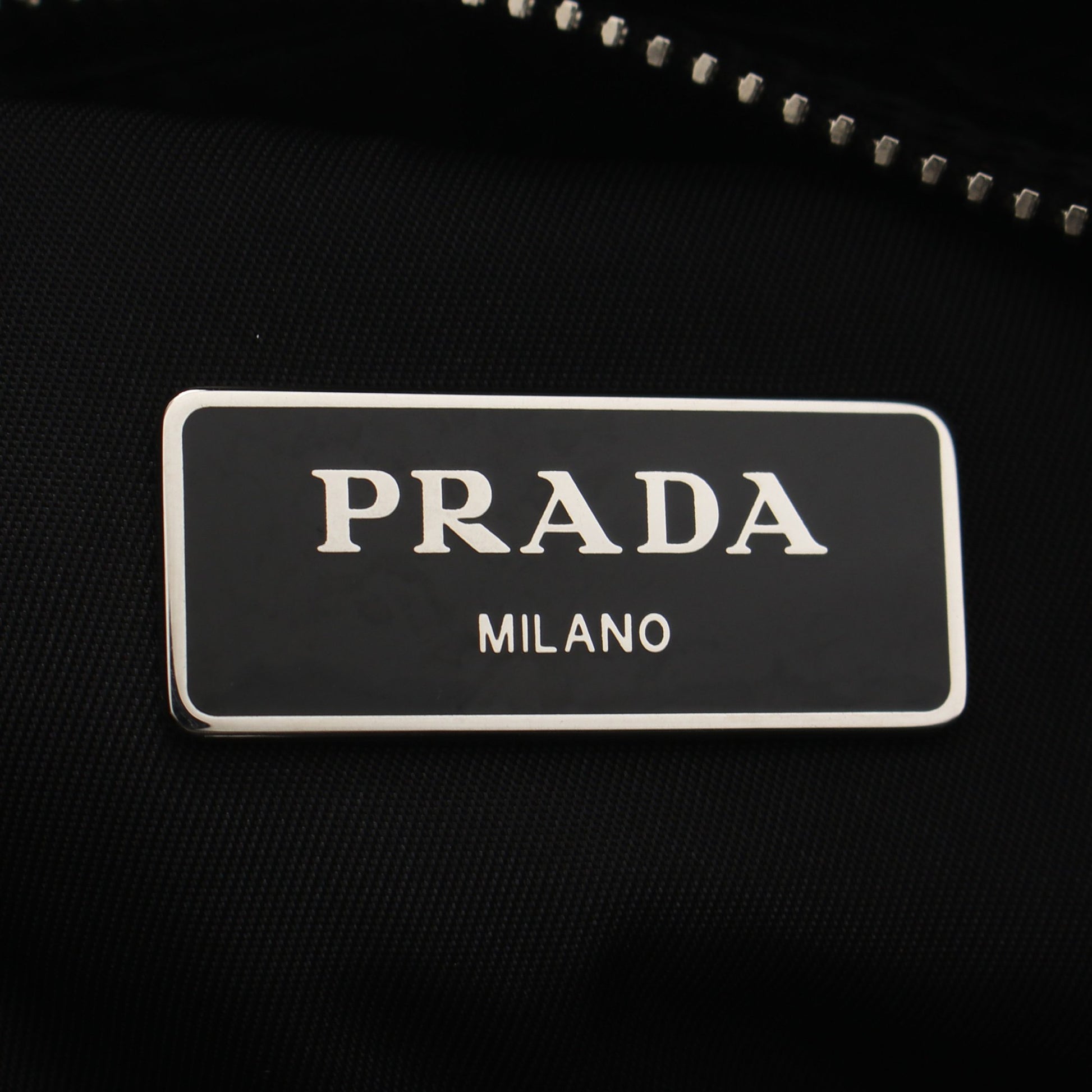 TESSUTO BOMBER ボンバー 2WAY ハンドバッグ トートバッグ ナイロン レザー ブラック プラダ バッグ PRADA