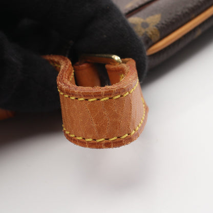 ミュゼットサルサ ショートストラップ モノグラム ショルダーバッグ PVC レザー ブラウン ルイヴィトン バッグ LOUIS VUITTON