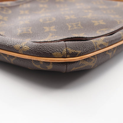 ミュゼットサルサ ショートストラップ モノグラム ショルダーバッグ PVC レザー ブラウン ルイヴィトン バッグ LOUIS VUITTON