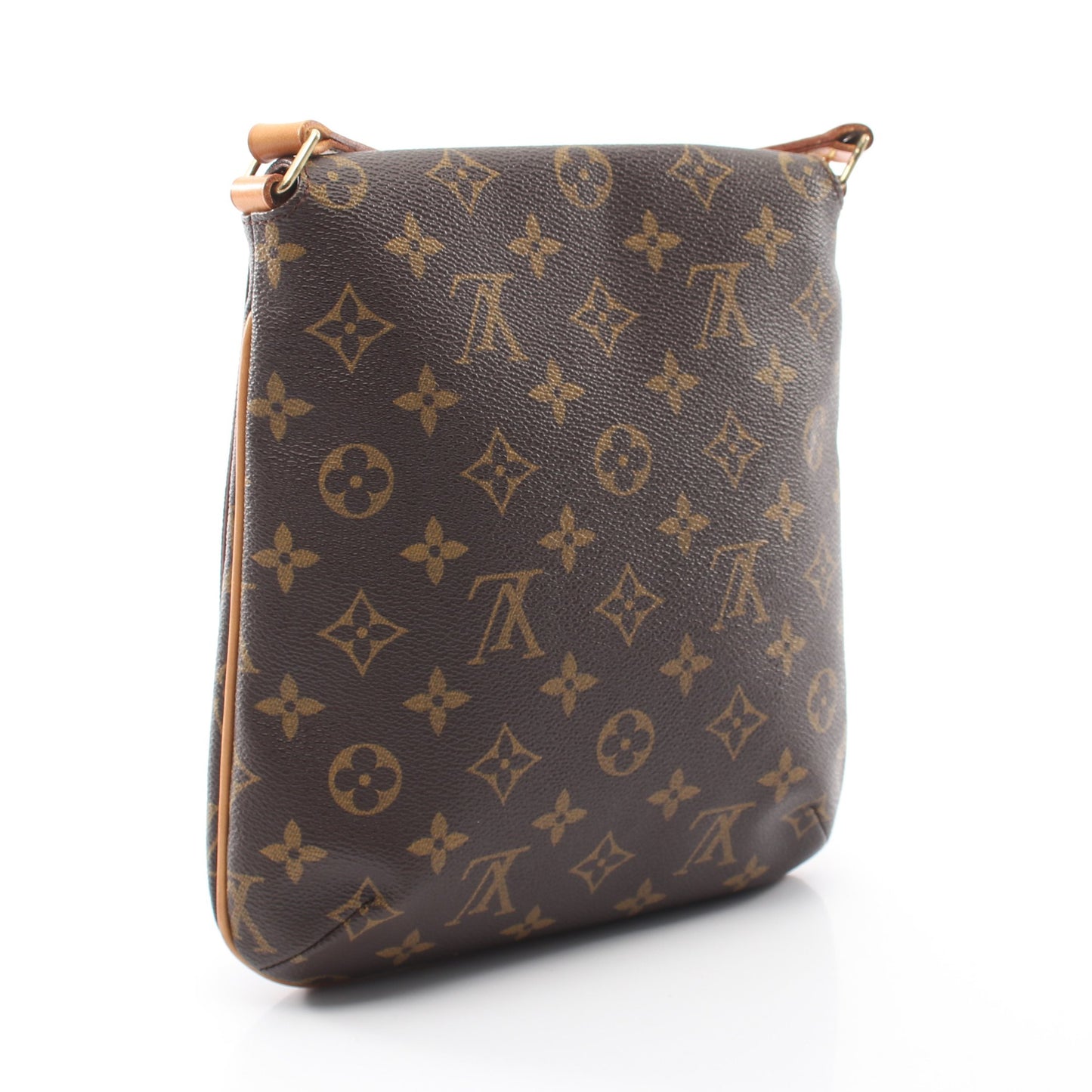 ミュゼットサルサ ショートストラップ モノグラム ショルダーバッグ PVC レザー ブラウン ルイヴィトン バッグ LOUIS VUITTON