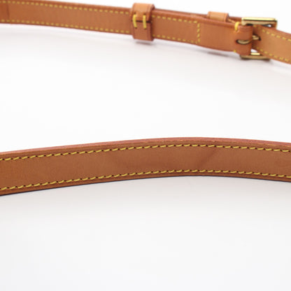 ミュゼットサルサ ショートストラップ モノグラム ショルダーバッグ PVC レザー ブラウン ルイヴィトン バッグ LOUIS VUITTON
