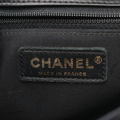 マトラッセ チェーンショルダーバッグ ラムスキン ベロア ブラック ゴールド金具 シャネル バッグ CHANEL