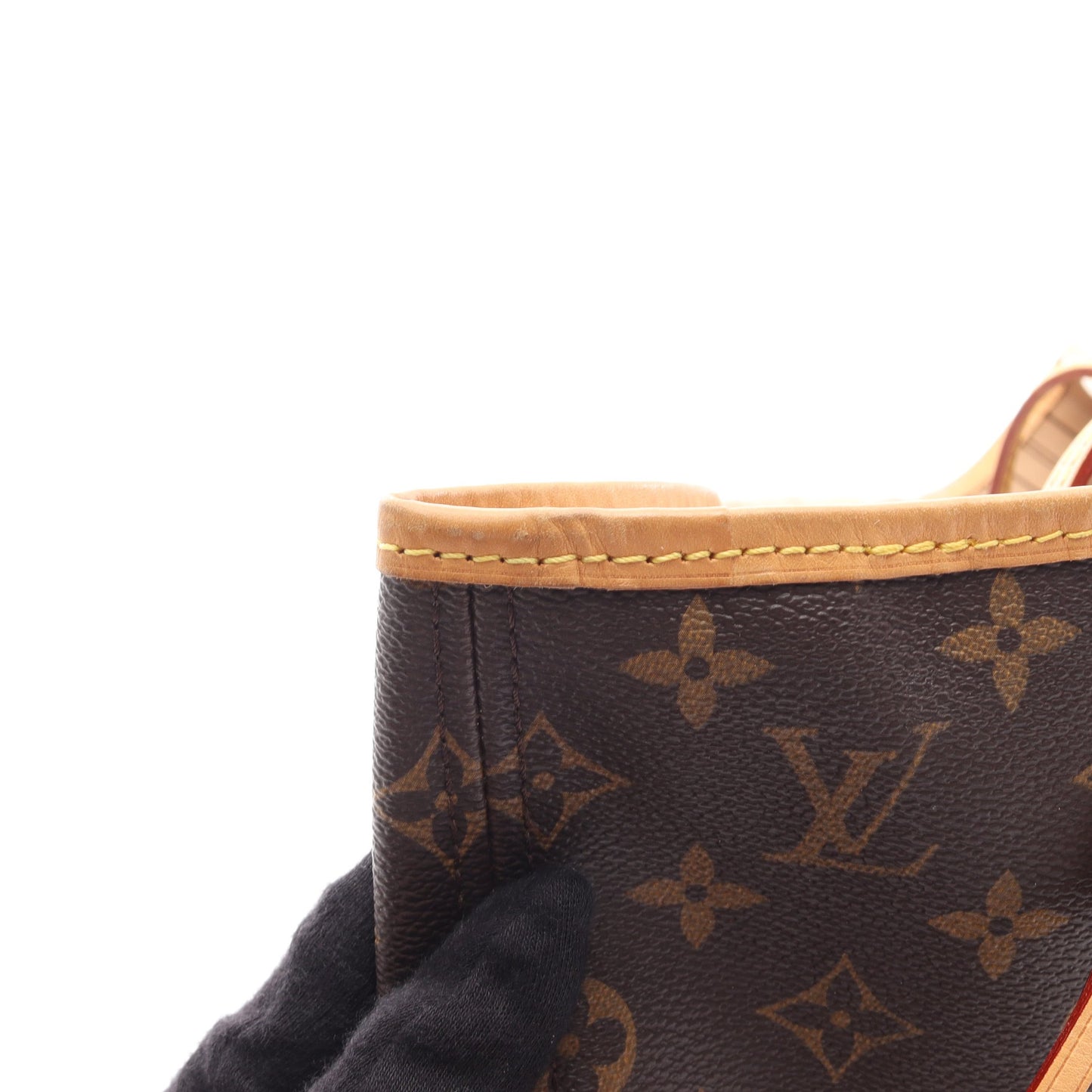 ネヴァーフルGM モノグラム ショルダーバッグ トートバッグ PVC レザー ブラウン ルイヴィトン バッグ LOUIS VUITTON