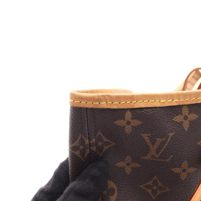 ネヴァーフルGM モノグラム ショルダーバッグ トートバッグ PVC レザー ブラウン ルイヴィトン バッグ LOUIS VUITTON