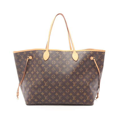 ネヴァーフルGM モノグラム ショルダーバッグ トートバッグ PVC レザー ブラウン ルイヴィトン バッグ LOUIS VUITTON