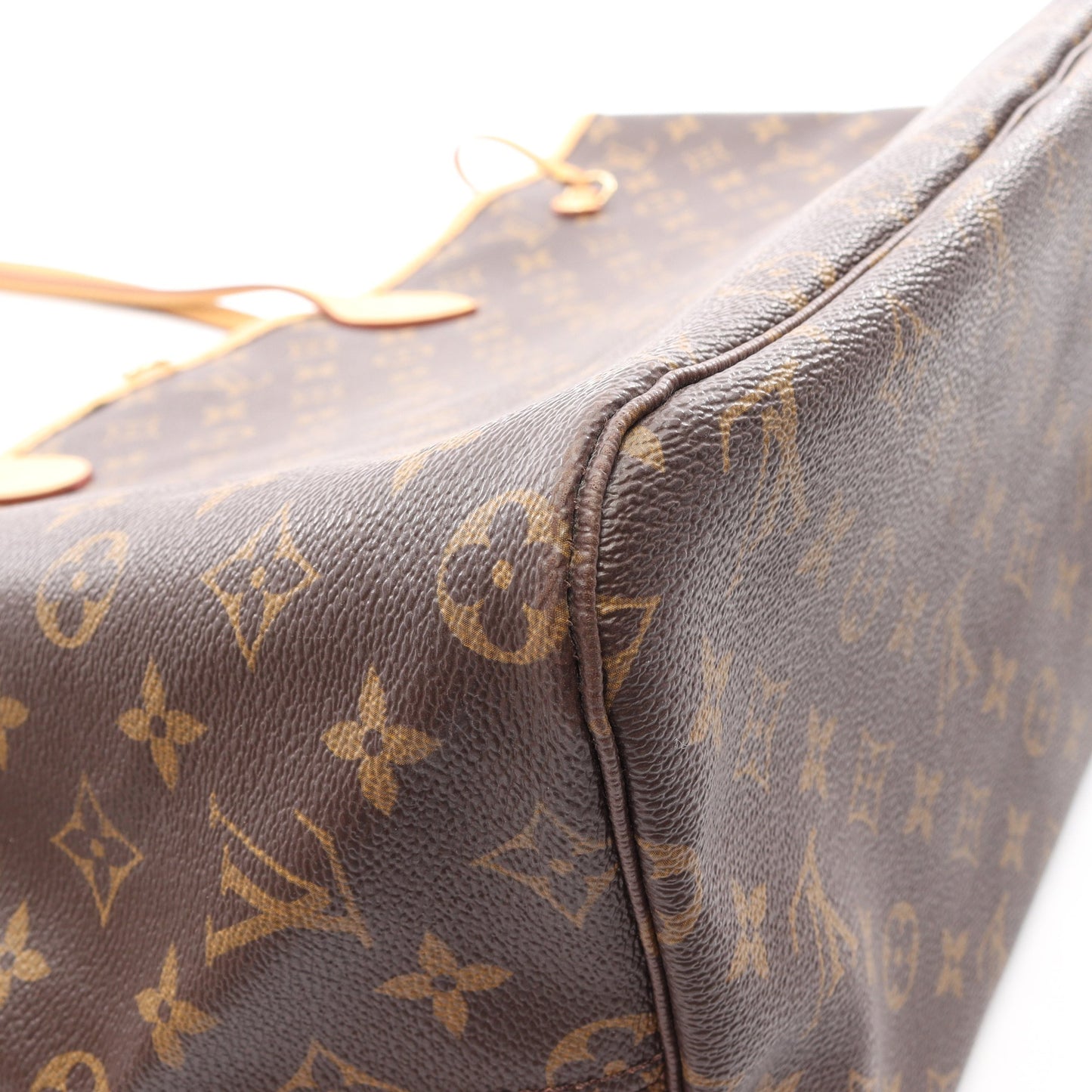 ネヴァーフルGM モノグラム ショルダーバッグ トートバッグ PVC レザー ブラウン ルイヴィトン バッグ LOUIS VUITTON