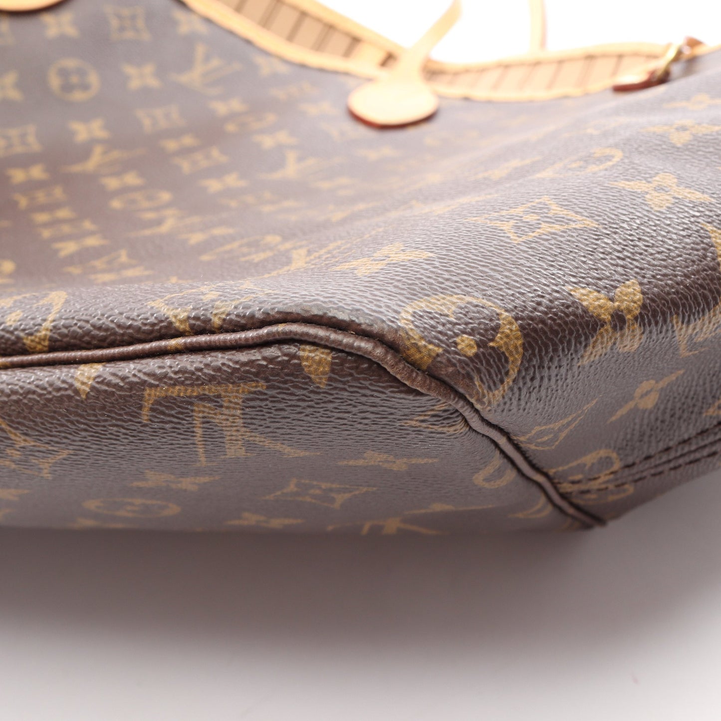 ネヴァーフルGM モノグラム ショルダーバッグ トートバッグ PVC レザー ブラウン ルイヴィトン バッグ LOUIS VUITTON
