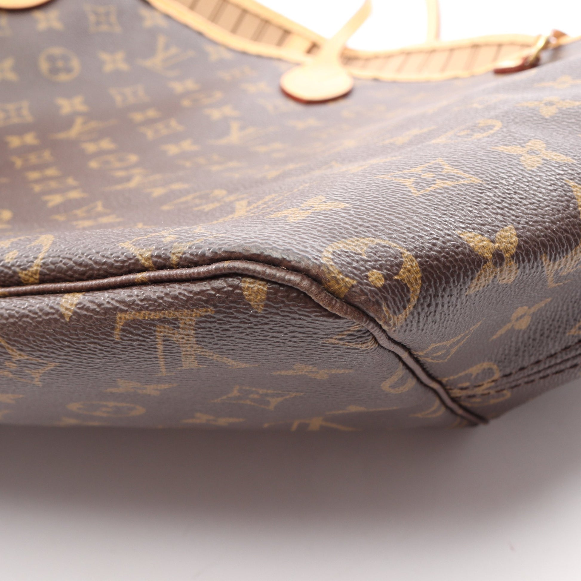 ネヴァーフルGM モノグラム ショルダーバッグ トートバッグ PVC レザー ブラウン ルイヴィトン バッグ LOUIS VUITTON