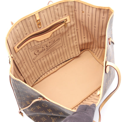 ネヴァーフルGM モノグラム ショルダーバッグ トートバッグ PVC レザー ブラウン ルイヴィトン バッグ LOUIS VUITTON