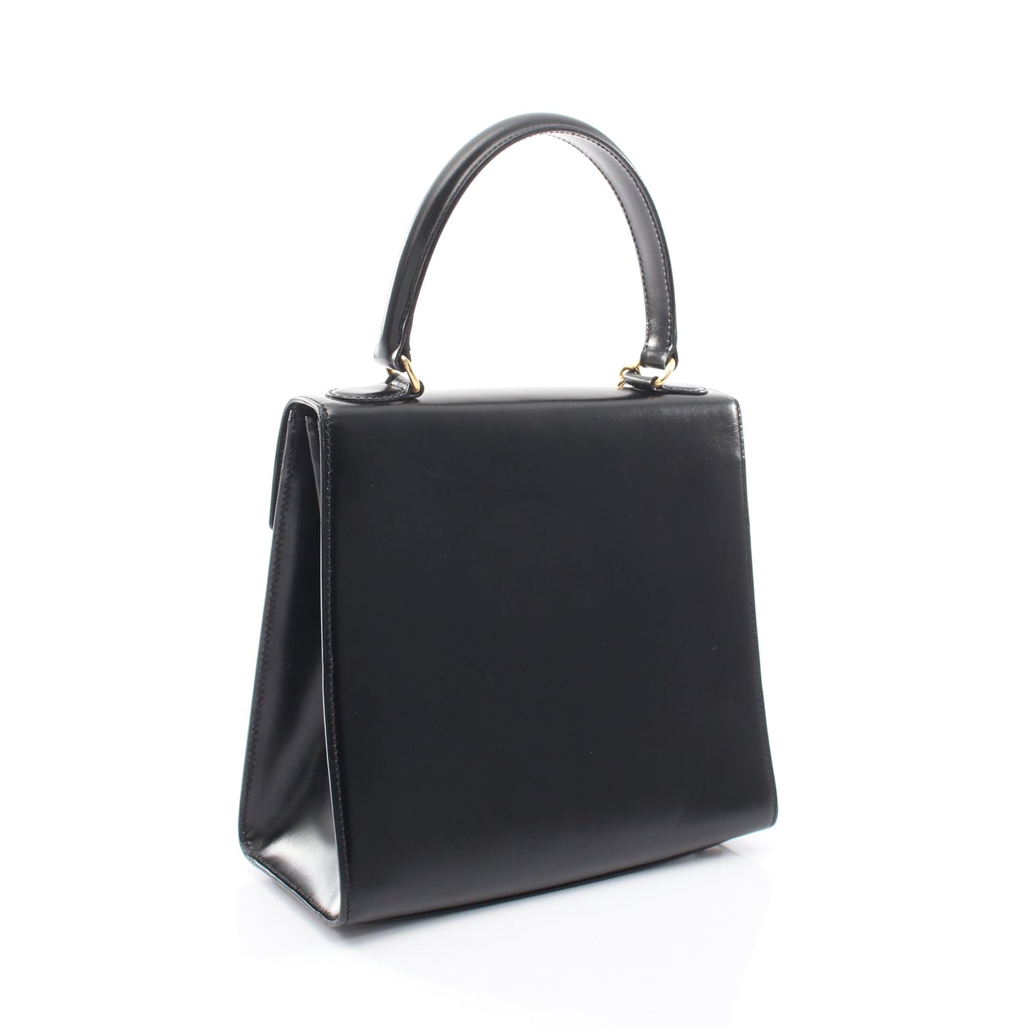 ガンチーニ ハンドバッグ レザー ブラック セリーヌ バッグ CELINE