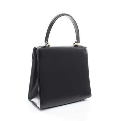 ガンチーニ ハンドバッグ レザー ブラック セリーヌ バッグ CELINE
