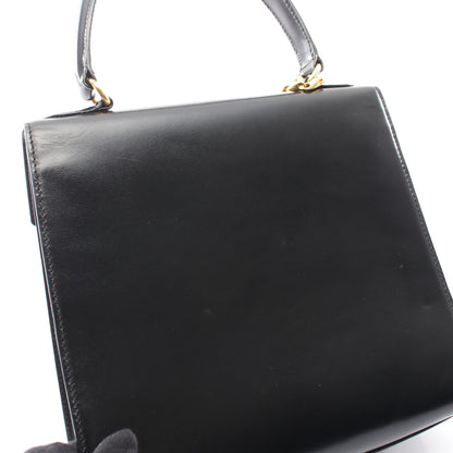ガンチーニ ハンドバッグ レザー ブラック セリーヌ バッグ CELINE