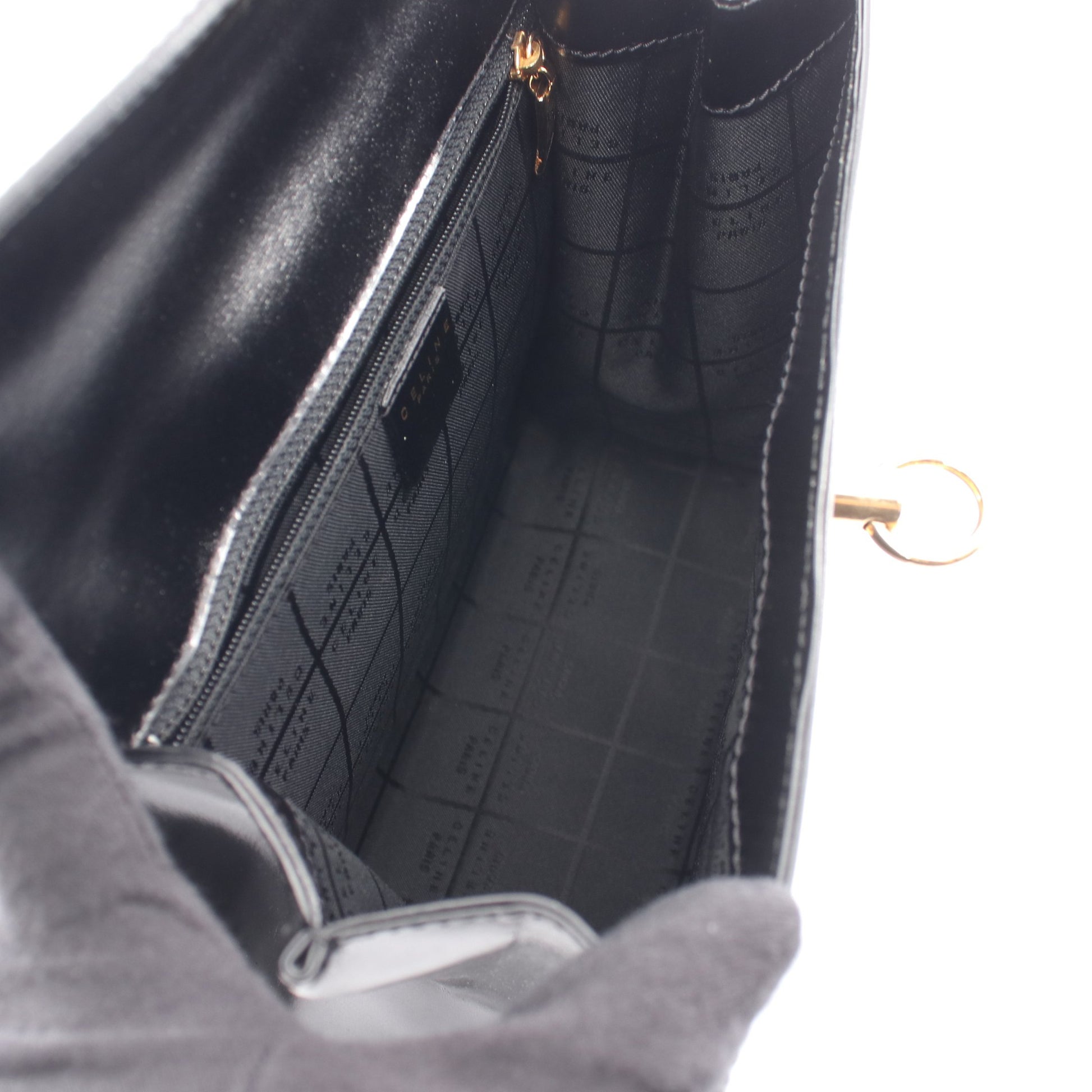 ガンチーニ ハンドバッグ レザー ブラック セリーヌ バッグ CELINE