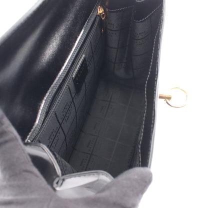 ガンチーニ ハンドバッグ レザー ブラック セリーヌ バッグ CELINE