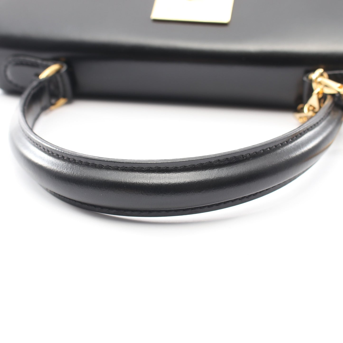 ガンチーニ ハンドバッグ レザー ブラック セリーヌ バッグ CELINE