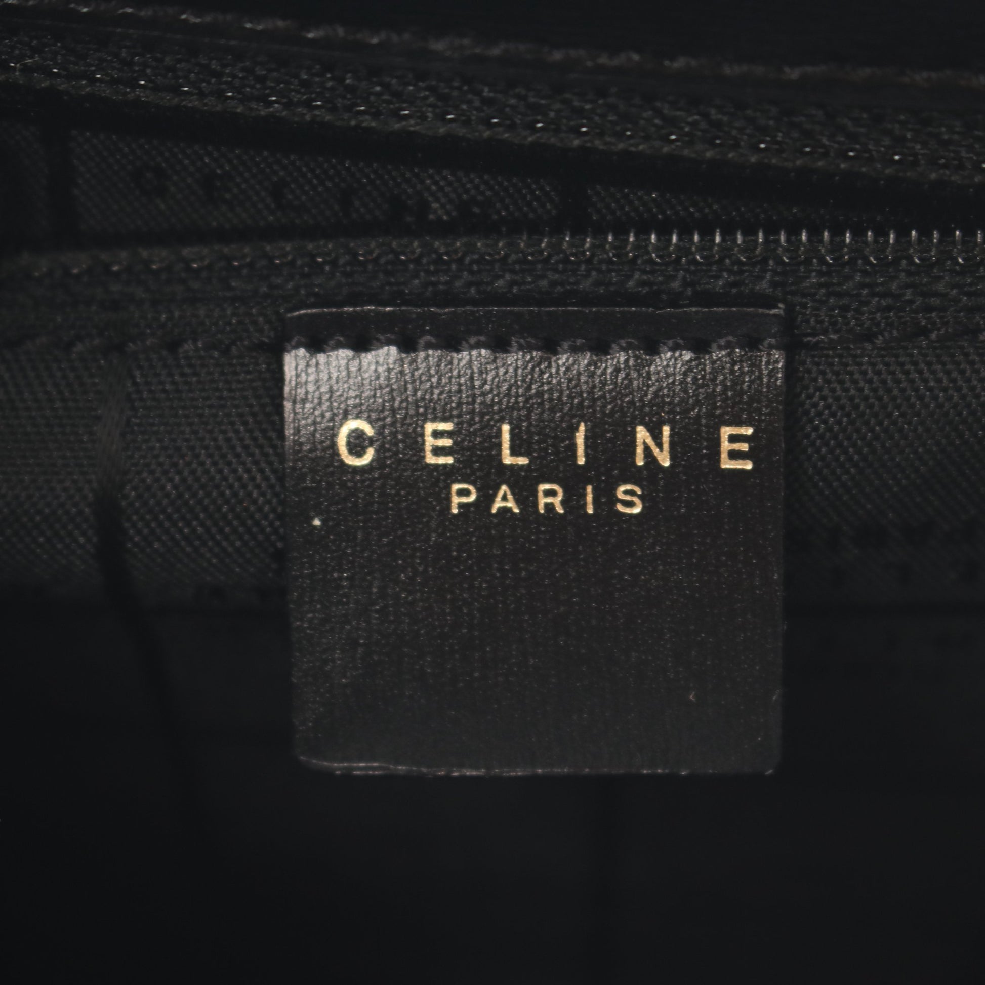 ガンチーニ ハンドバッグ レザー ブラック セリーヌ バッグ CELINE