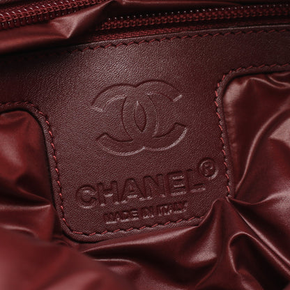 コココクーン ショルダーバッグ ナイロン レザー ブラック シルバー金具 シャネル バッグ CHANEL