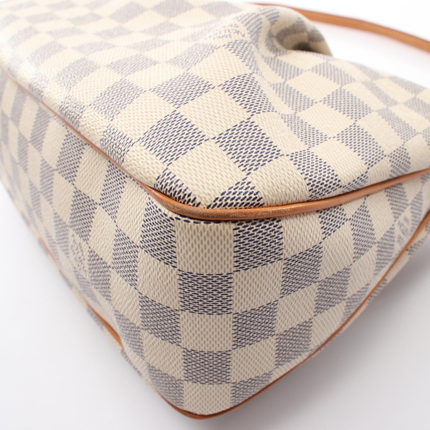 シラクーサPM ダミエアズール ショルダーバッグ PVC レザー ホワイト ルイヴィトン バッグ LOUIS VUITTON