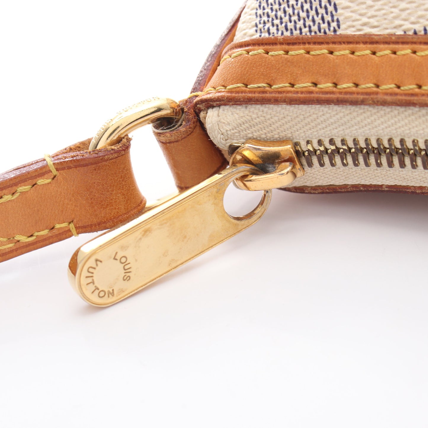 シラクーサPM ダミエアズール ショルダーバッグ PVC レザー ホワイト ルイヴィトン バッグ LOUIS VUITTON