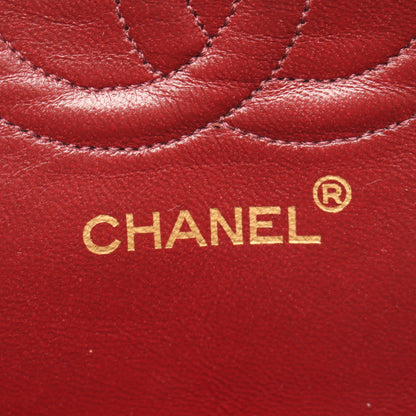 マトラッセ Wフラップ Wチェーンショルダーバッグ ラムスキン ブラック ゴールド金具 シャネル バッグ CHANEL