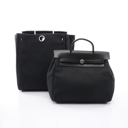エールバッグ アドPM バックパック リュックサック トワルオフィシエ ヴァッシュハンター ブラック シルバー金具 エルメス バッグ HERMES