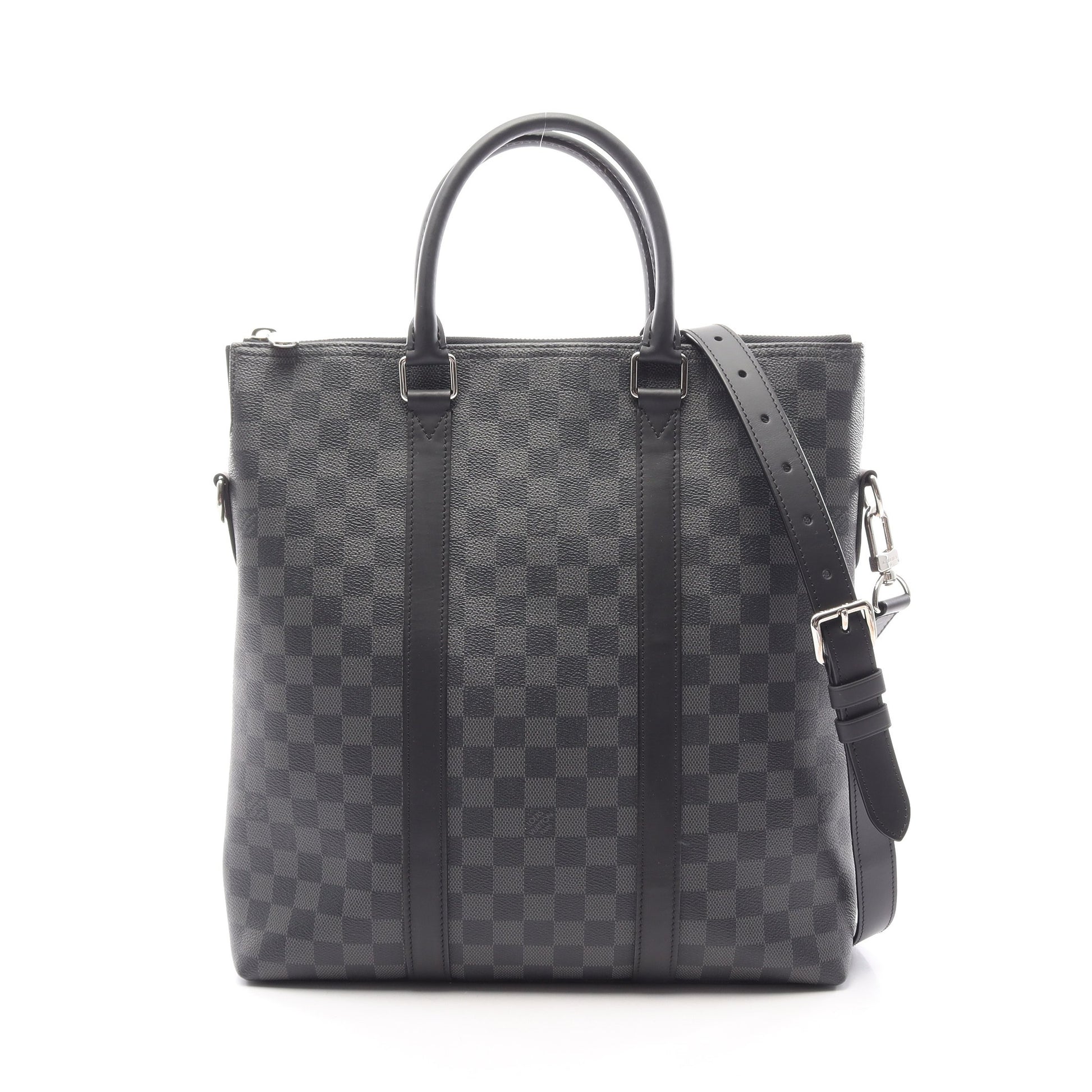 アントン ダミエグラフィット 2WAY ハンドバッグ トートバッグ PVC レザー ブラック ルイヴィトン バッグ LOUIS VUITTON