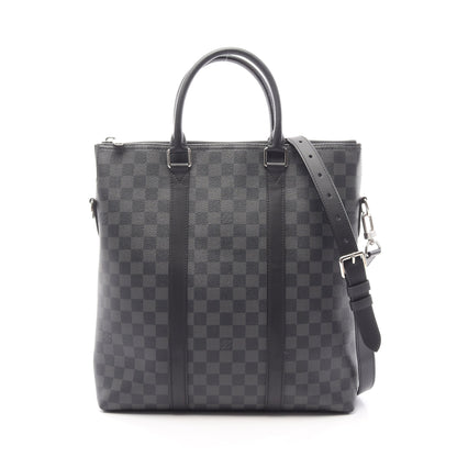 アントン ダミエグラフィット 2WAY ハンドバッグ トートバッグ PVC レザー ブラック ルイヴィトン バッグ LOUIS VUITTON