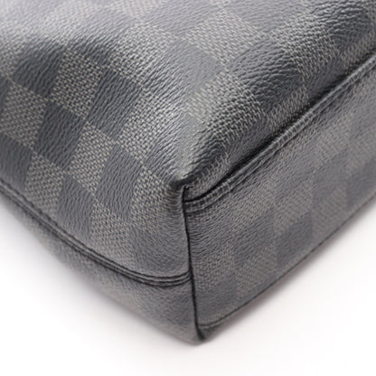 アントン ダミエグラフィット 2WAY ハンドバッグ トートバッグ PVC レザー ブラック ルイヴィトン バッグ LOUIS VUITTON