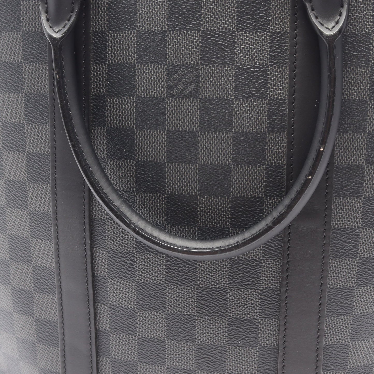 アントン ダミエグラフィット 2WAY ハンドバッグ トートバッグ PVC レザー ブラック ルイヴィトン バッグ LOUIS VUITTON