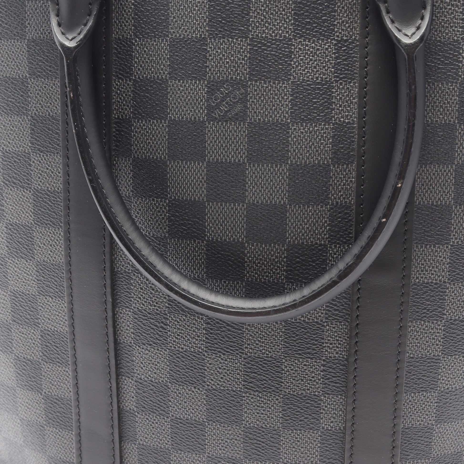 アントン ダミエグラフィット 2WAY ハンドバッグ トートバッグ PVC レザー ブラック ルイヴィトン バッグ LOUIS VUITTON