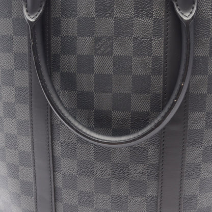 アントン ダミエグラフィット 2WAY ハンドバッグ トートバッグ PVC レザー ブラック ルイヴィトン バッグ LOUIS VUITTON