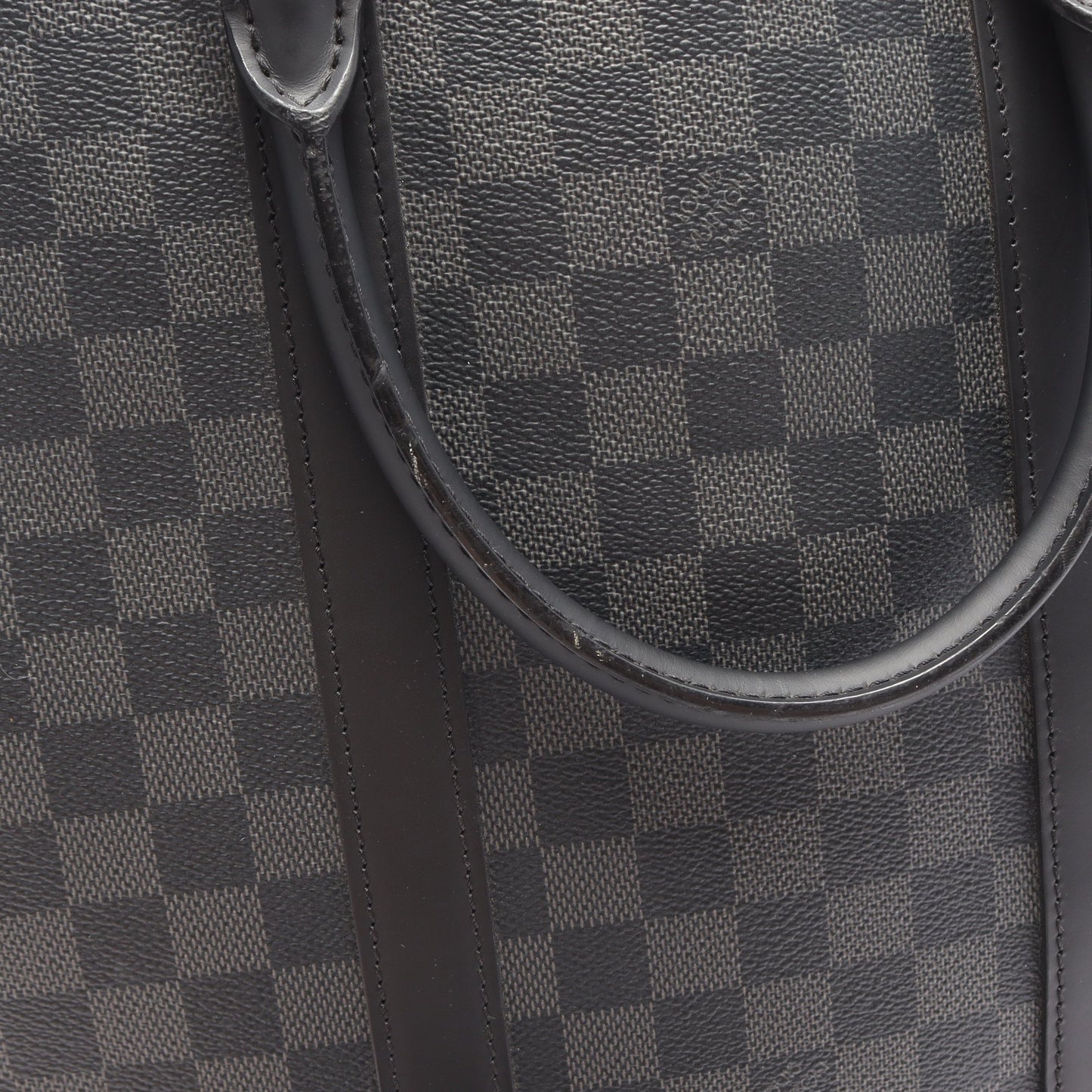 アントン ダミエグラフィット 2WAY ハンドバッグ トートバッグ PVC レザー ブラック ルイヴィトン バッグ LOUIS VUITTON