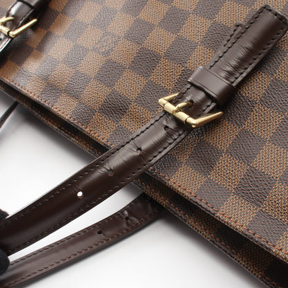 チェルシー ダミエエベヌ ショルダーバッグ トートバッグ PVC レザー ブラウン ルイヴィトン バッグ LOUIS VUITTON