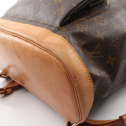 モンスリGM モノグラム バックパック リュックサック PVC レザー ブラウン ルイヴィトン バッグ LOUIS VUITTON