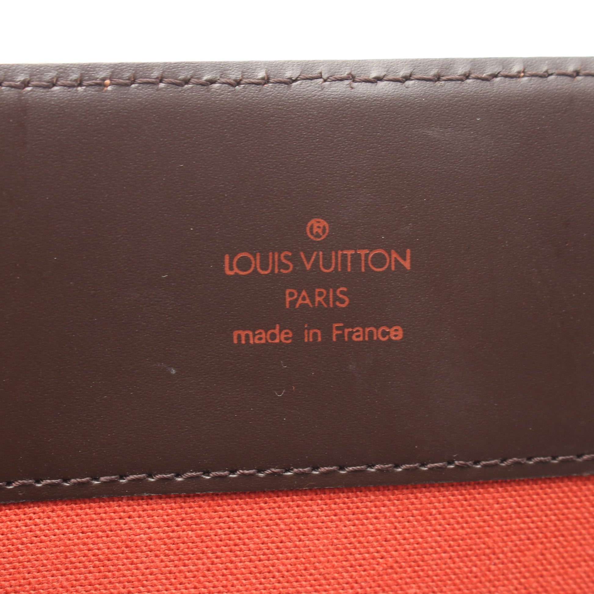 ブロードウェイ ダミエエベヌ ショルダーバッグ PVC レザー ブラウン ルイヴィトン バッグ LOUIS VUITTON