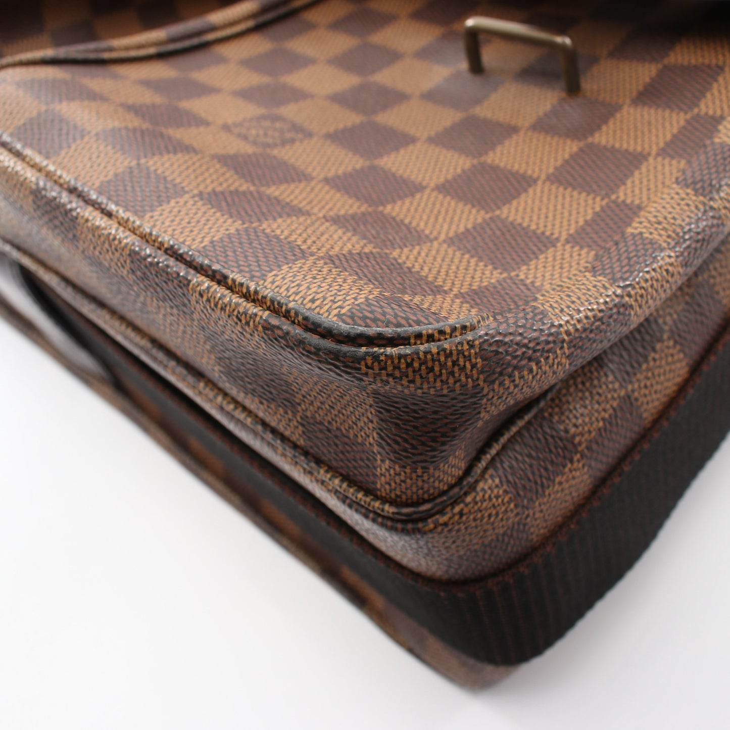 ブロードウェイ ダミエエベヌ ショルダーバッグ PVC レザー ブラウン ルイヴィトン バッグ LOUIS VUITTON