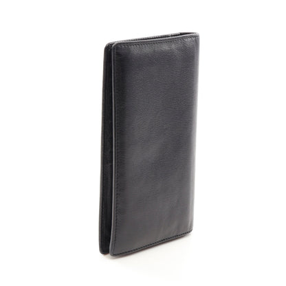 バタフライカメリア ZIP長財布 二つ折り長財布 レザー ブラック シルバー金具 シャネル 財布・小物 CHANEL