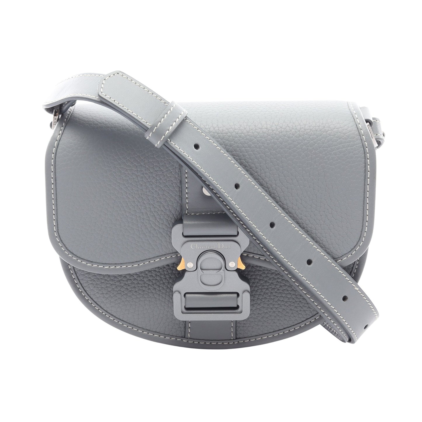 GALLOP ギャロップ ミニ ショルダーバッグ レザー ブルーグレー クリスチャンディオール バッグ Christian Dior