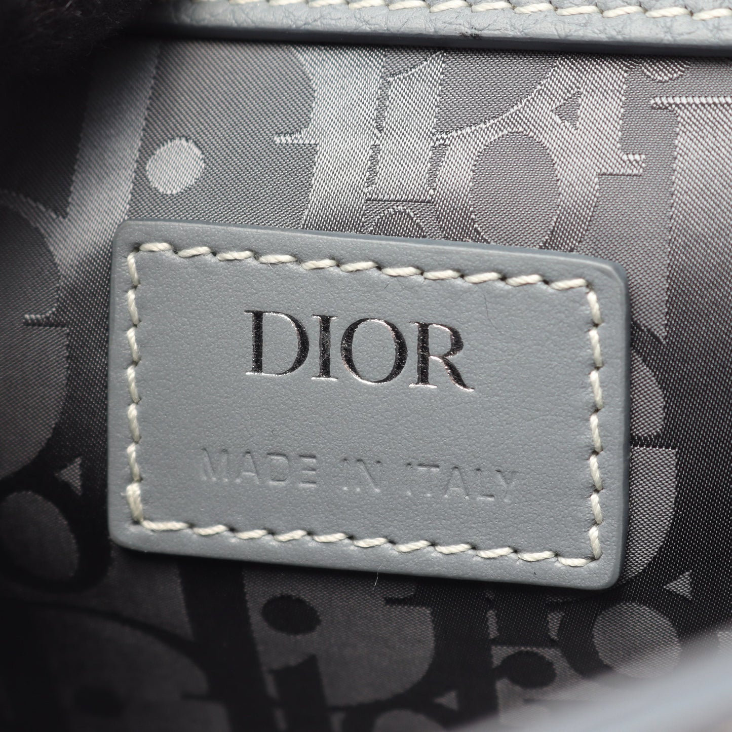GALLOP ギャロップ ミニ ショルダーバッグ レザー ブルーグレー クリスチャンディオール バッグ Christian Dior